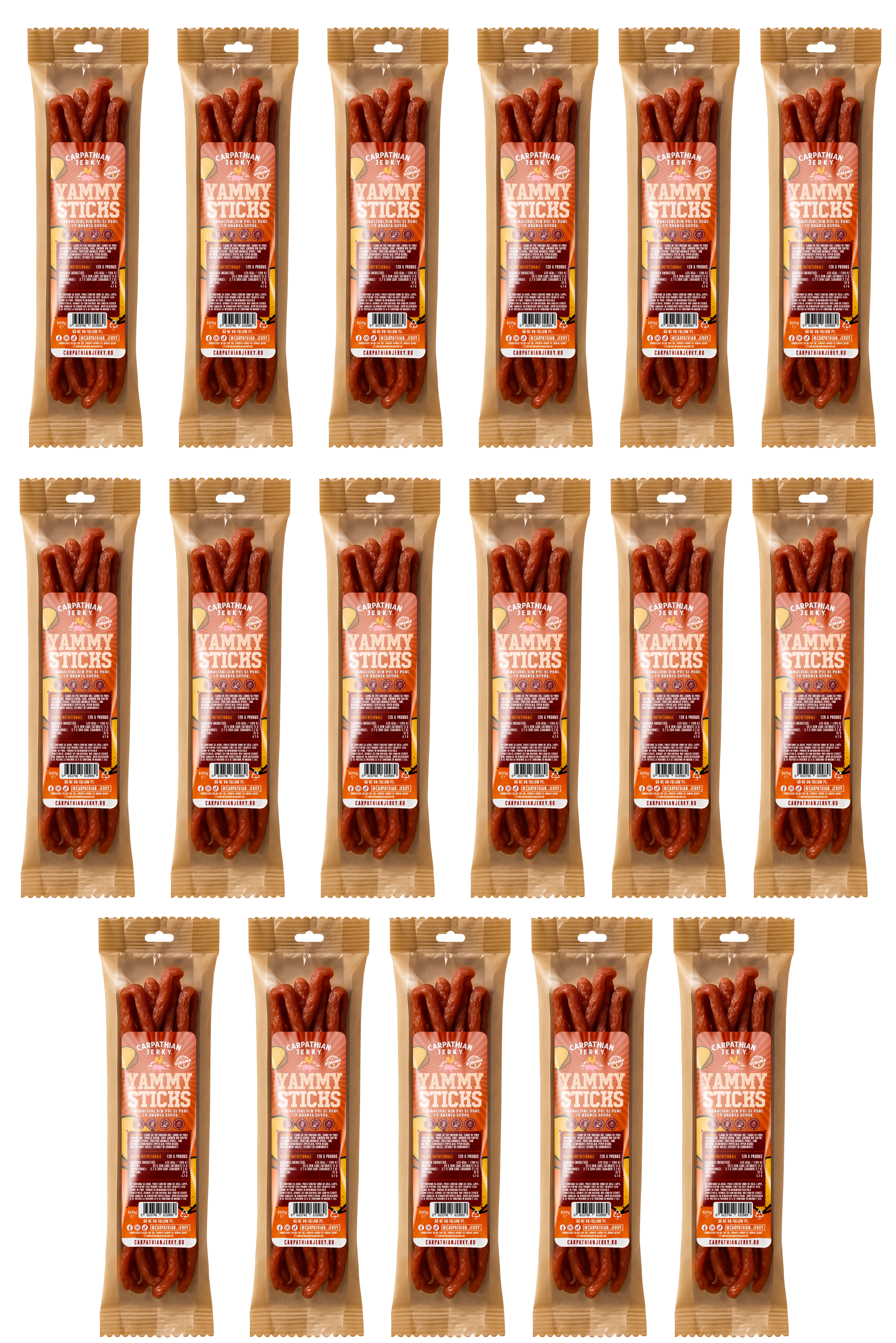 Carpathian Jerky Yammy Sticks